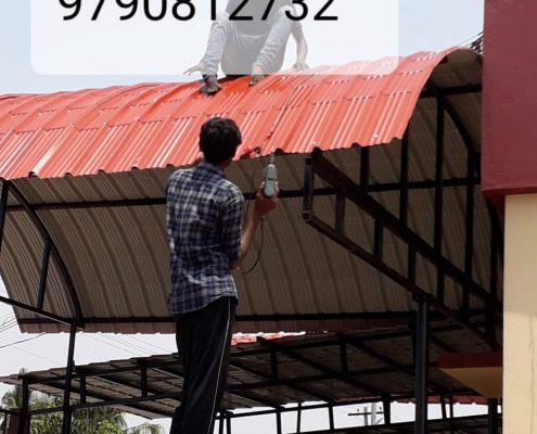 roofing shed contractors in chennai - rk engineering